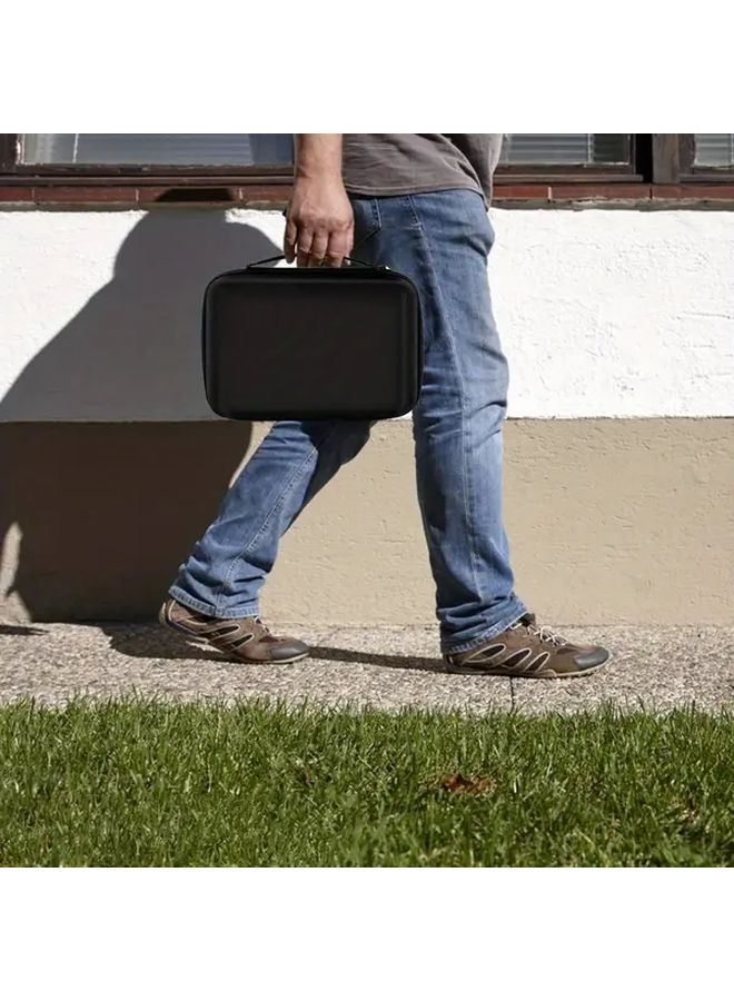 DYM LetraTag LT 100H Label Maker Case Holder Black With Mesh Pocket For Accessories - Image 4